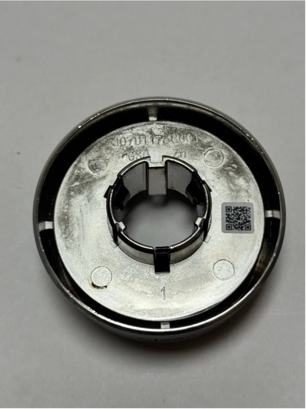 Genuine OEM GE Cafe Oven Range Knob Bezel- Stainless Steel - 307D1176G001
